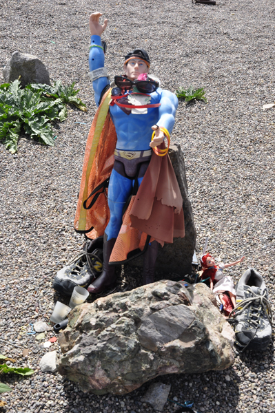superman in the healing garden