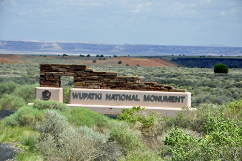 sign: Wupatki National monument