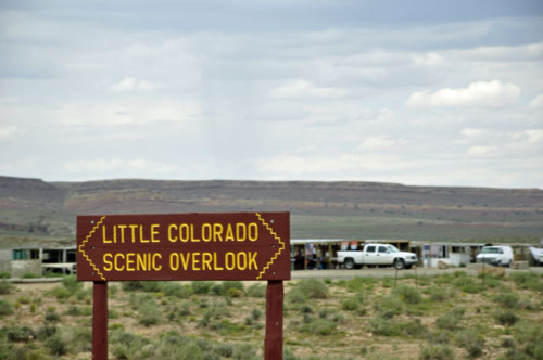 sign: Little Colorado scenic overlook