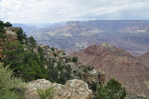 view of the Grand Canyon from Navajo Point