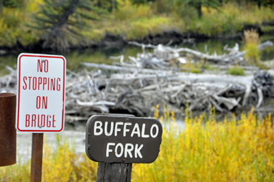 sign at Buffalo Fork