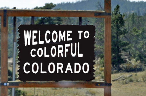 sign - wlecome to Colorado