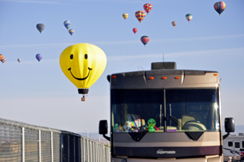 the happiest hot air balloon of all