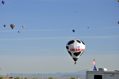 The Creamland balloon