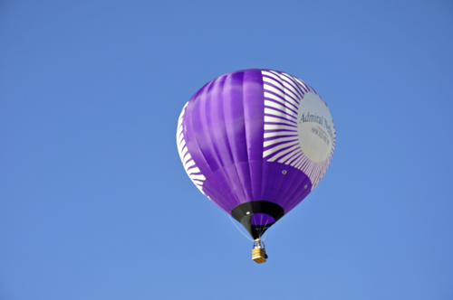 hot air balloon rising again