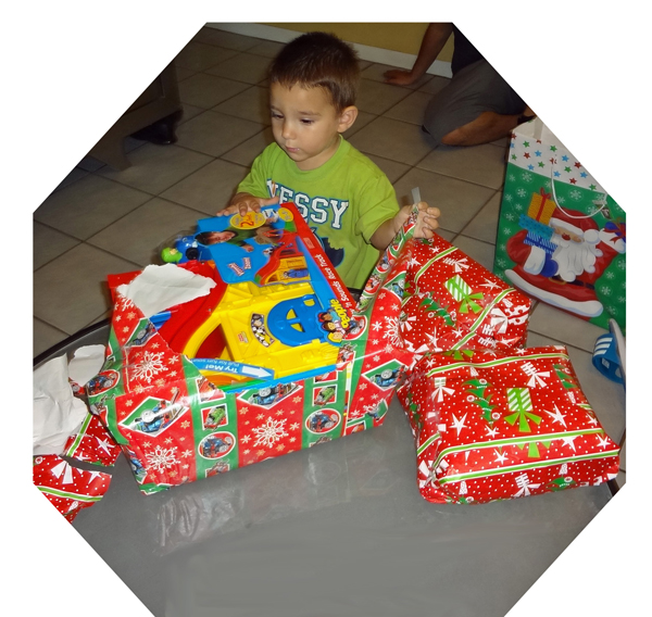 Anthony and Christmas presents