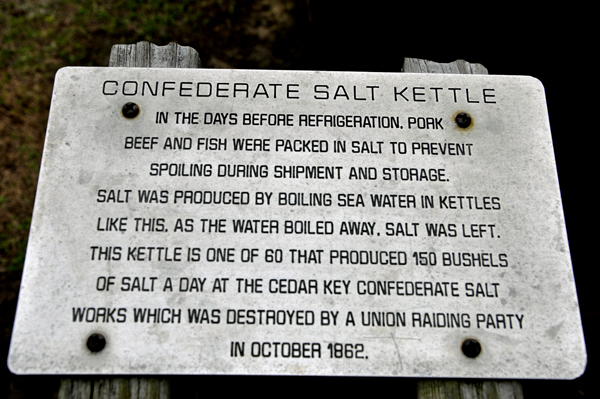 A Conferate Salt Kettle sign