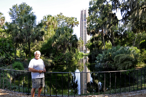 Lee Duquette at The Reflection Pool in Bok Tower Gardens