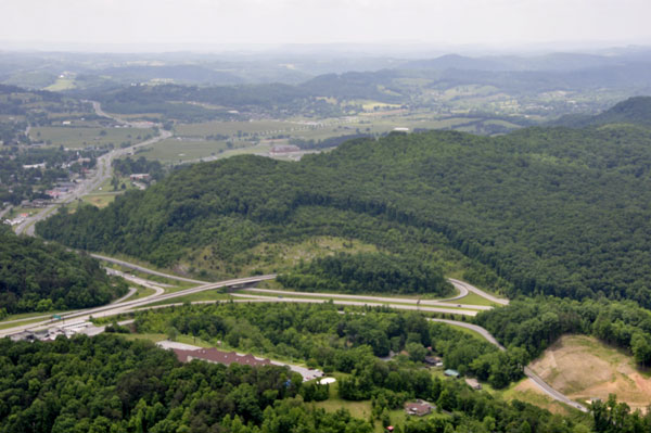 view of Powell's valley