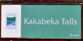 sign: Kakabeka Falls