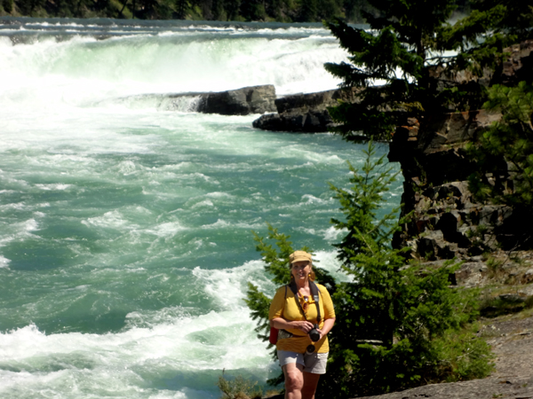 Kootenai Falls and Karen Duquette