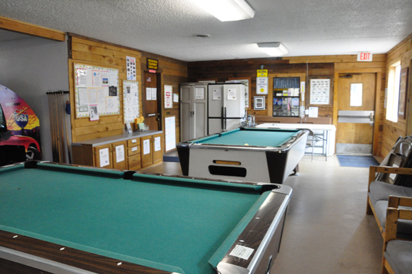 Thousand Trails game room
