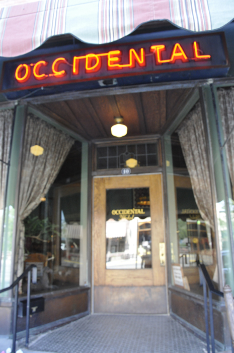 sign - Occidental Hotel