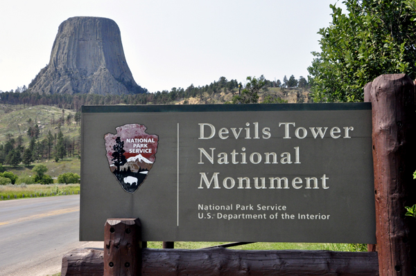 entrance to?Devils Tower National Monument