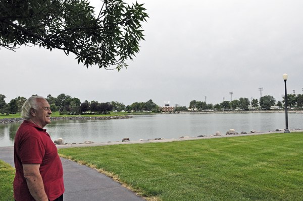 Lee Duquette at Capitol Lake in Pierre
