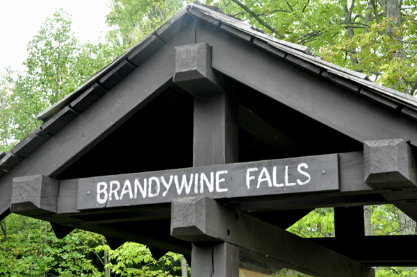 Brandywine Falls sign