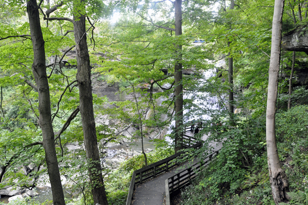 the ramp to Brandywine Falls