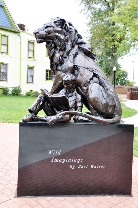 Wild Imaginings bronze statue in Westminster MD