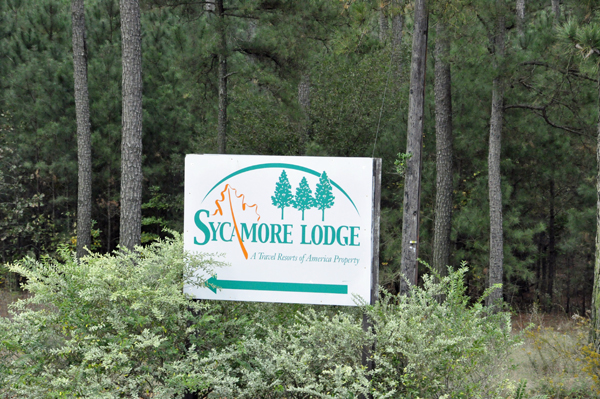 Sycamore Lodge sign