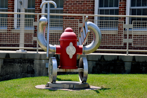 a big fire hydrant