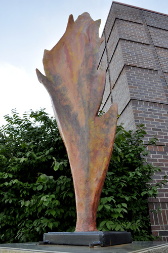 Autumn Flame leaf sculpture