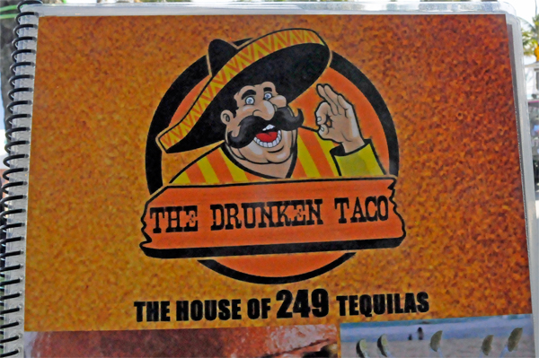 The Drunken Taco menu
