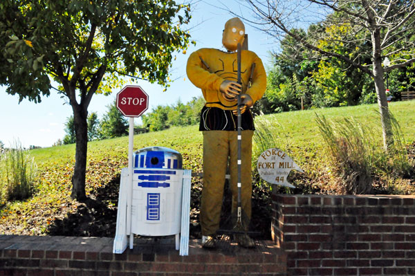 Fort Mill Publc Works scarecrow