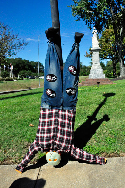 upside down scarecrow