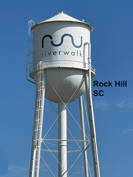 Riverwalk water tower
