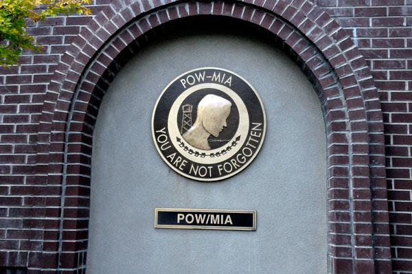 POW-MIA plaque