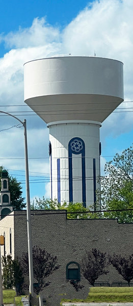 water tower in Rock Hill