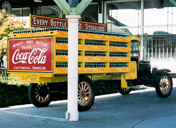 An old Coca-Cola truck