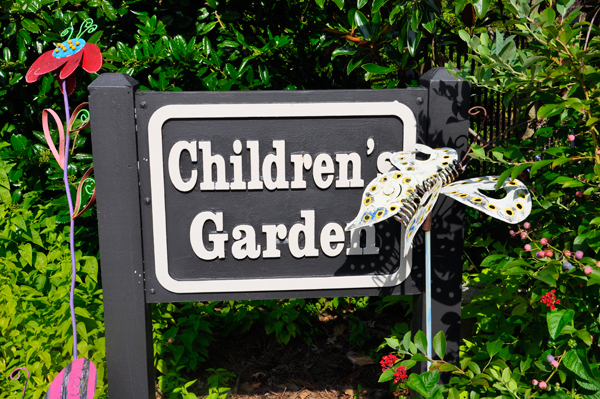 sign: The Children's Garden