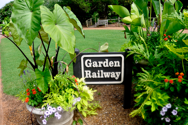 sign: The Garden Railway