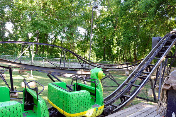 child's roller coaster ride