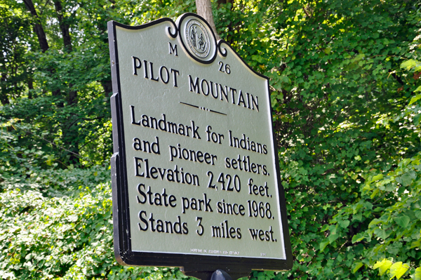 Pilot Mountain sign