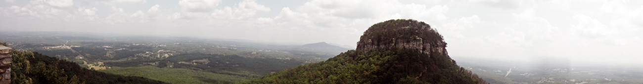Pilot Mountain as seen from Little Pinnacle Overlook 