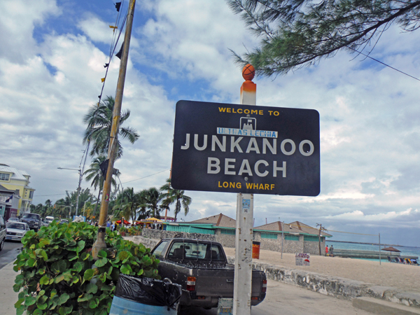 Junkanoo Beach sign