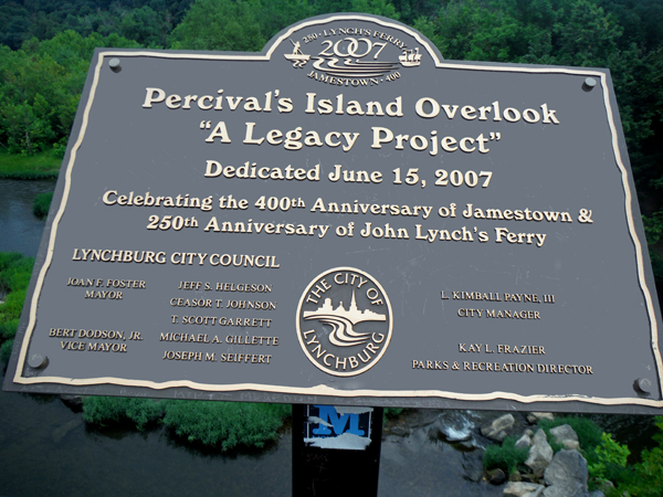 Percival's Island sign