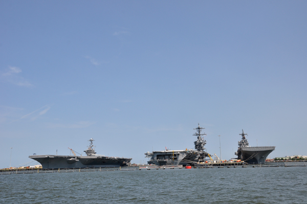 Naval warships