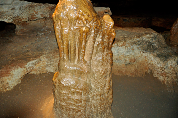 big piece of stalactite