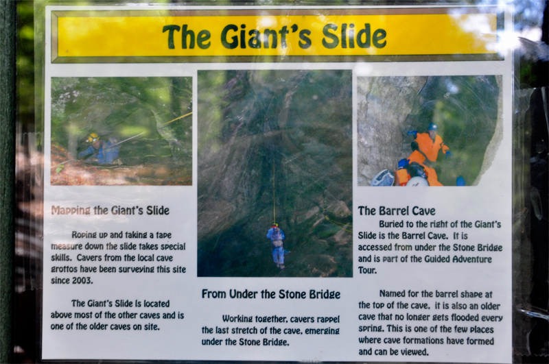 sign about The Giant's Slide