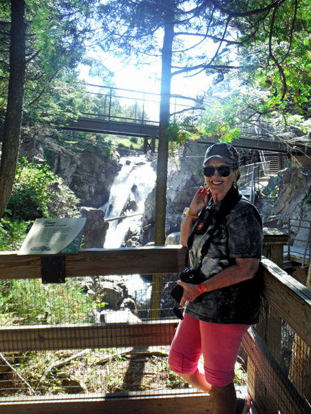 Karen Duquette at High Falls Gorge