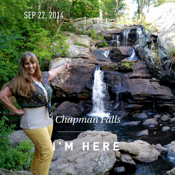 Karen Duquette at Chapamn Falls