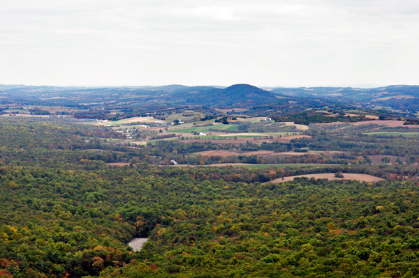 view from Hawk Mountain