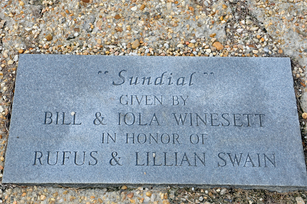 Sundial plaque