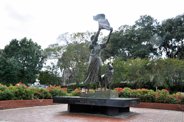 The Waving Girl statue