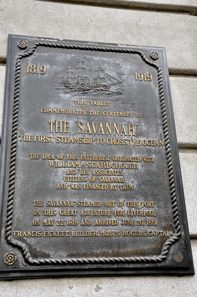 The Savannah ship sign
