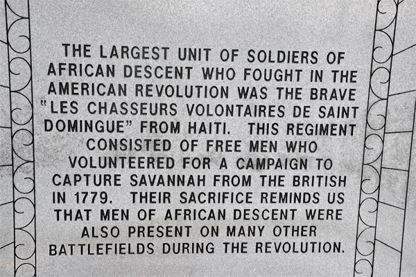 African soldiers monument