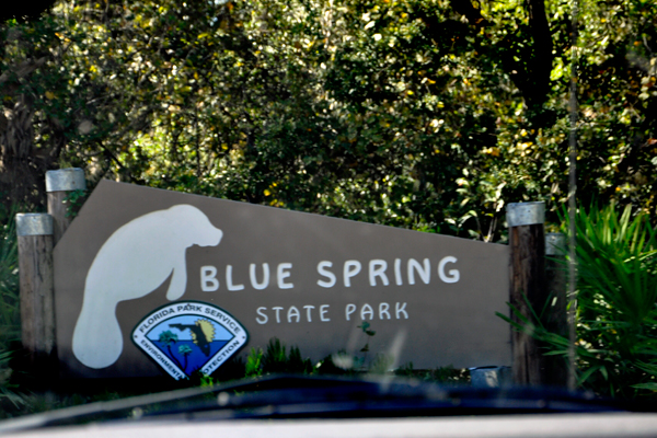Blue Spring State Park sign